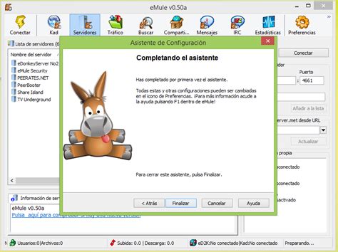 configuración emule|Manual de usuario de eMule.